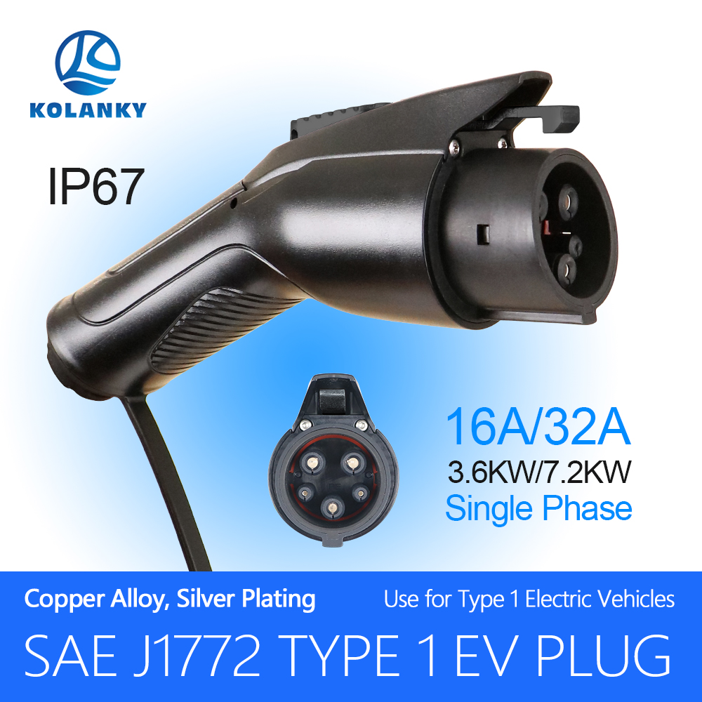 Ev Charger Adapter - Kolanky Ev Charger Plug Adapter Type