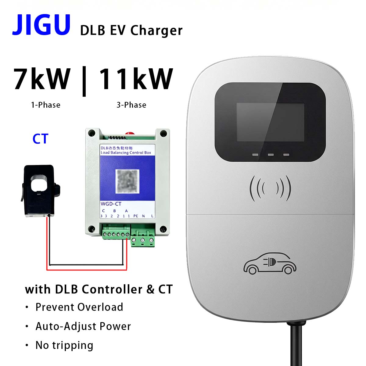 Wallbox Ev - JIGU Dynamic Load Balancing EV Charger