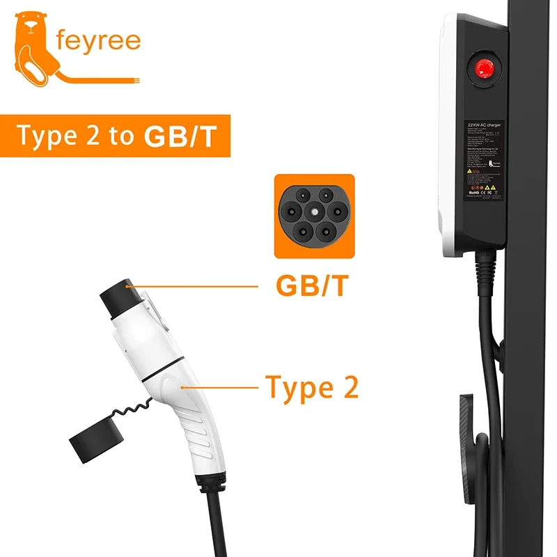 Ev Charger Adapter - Feyree EV Charger Adapter Type 2
