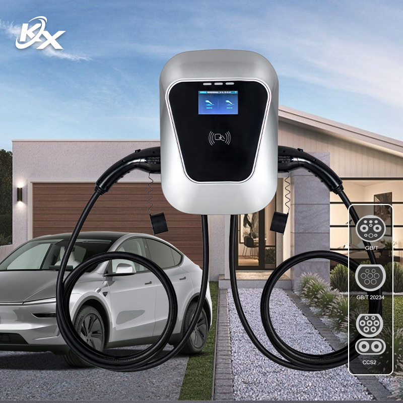 Type 2 Charger - 14kW Dual Wall-Mounted EV Charger Type1