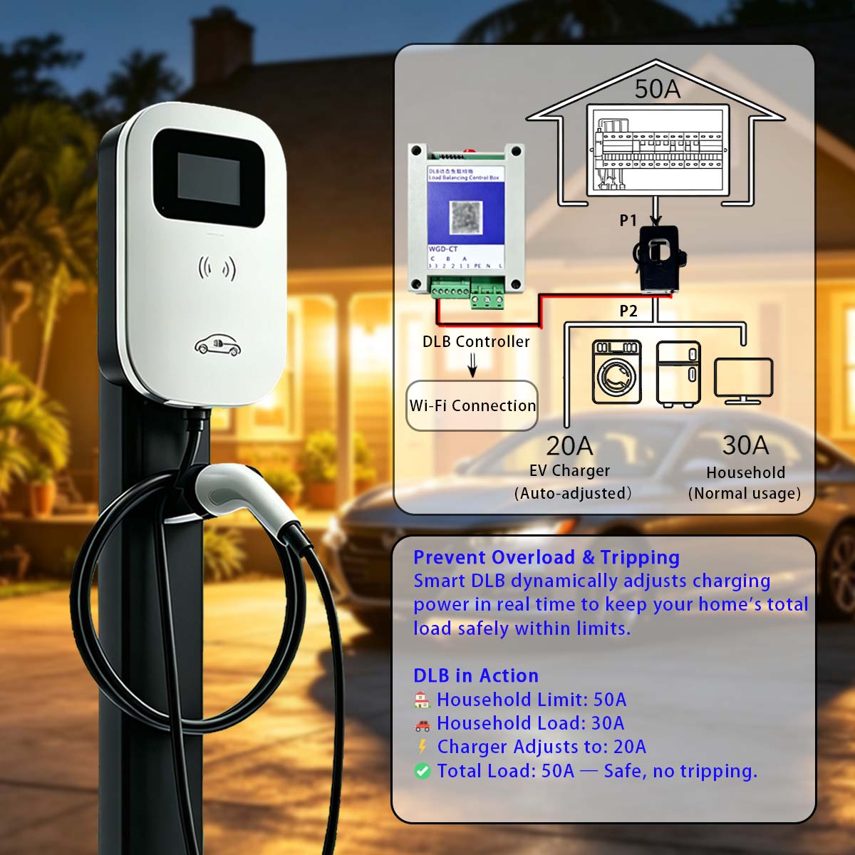 JIGU Dynamic Load Balancing EV - Wallbox Ev review and price