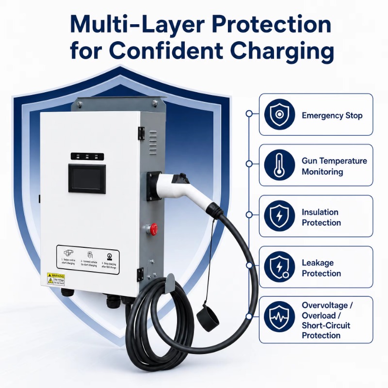 Floor-mounted Charging Station - Fast Ev Charger review and price