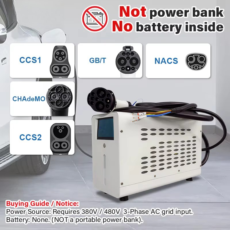 Manufacturer Wholesale 480V 3  - Portable Ev Charger review and price
