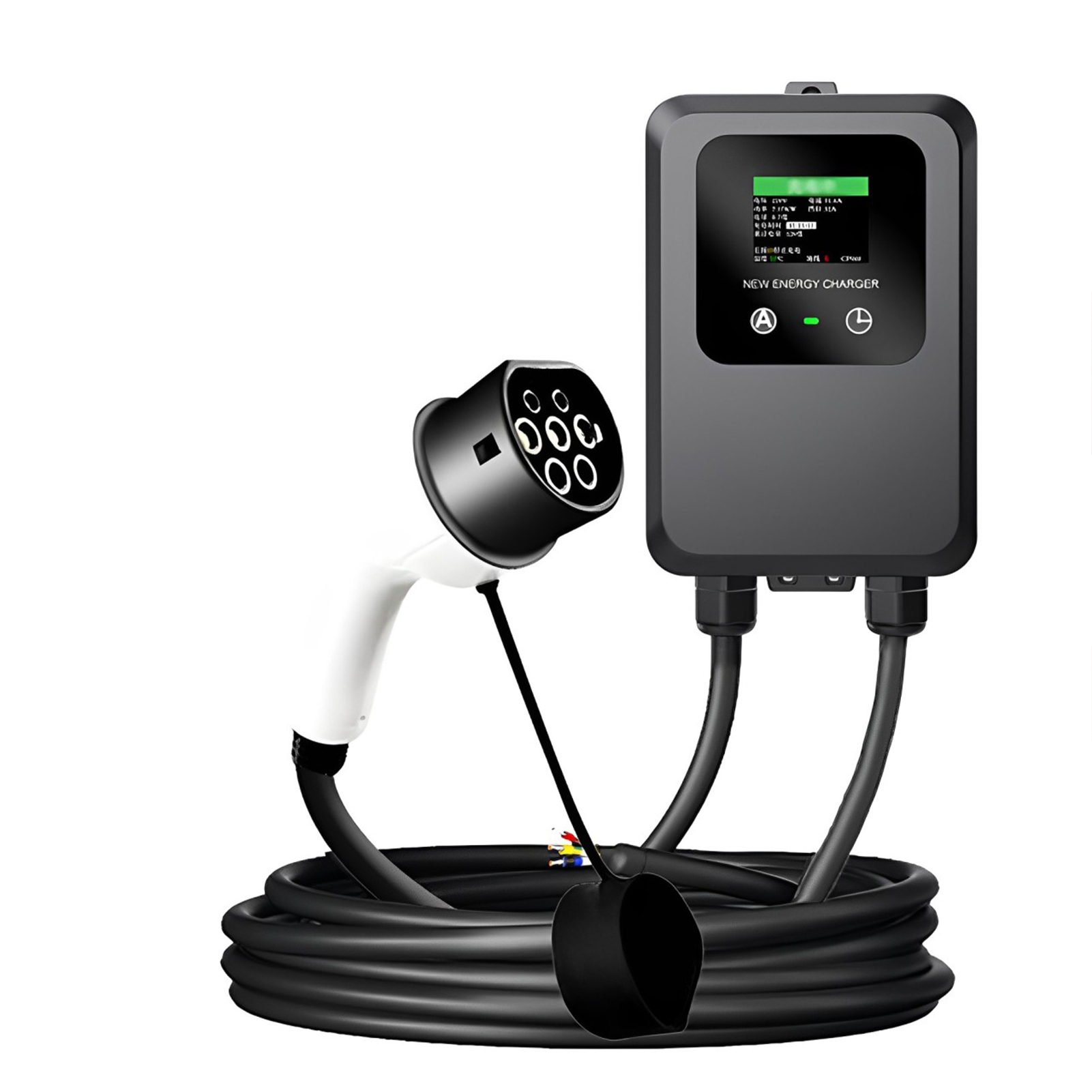 EV Charger 32A-24A-16A-8A 7KW  - Wallbox Ev review and price