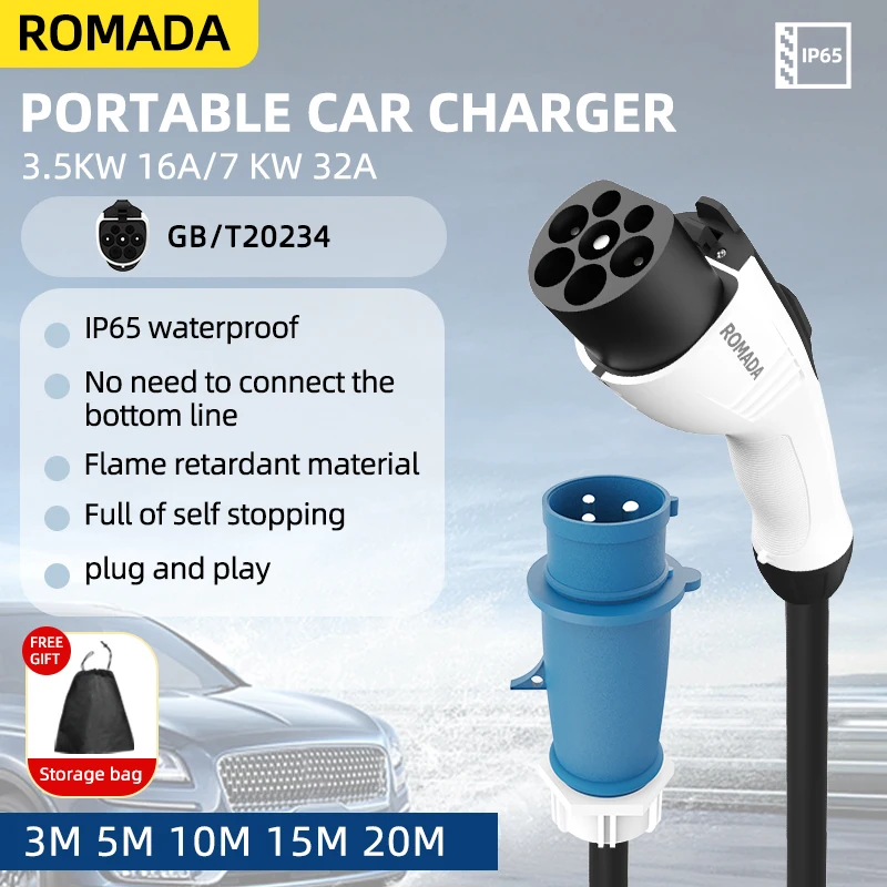 For Electric Vehicle 3.5KW 16A - Ev Charger Adapter review and price