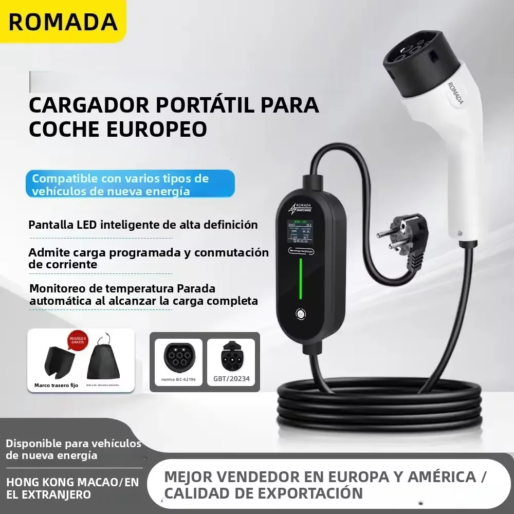 ROMADA 7KW 32A EV Portable Cha - Ev Charger Adapter review and price
