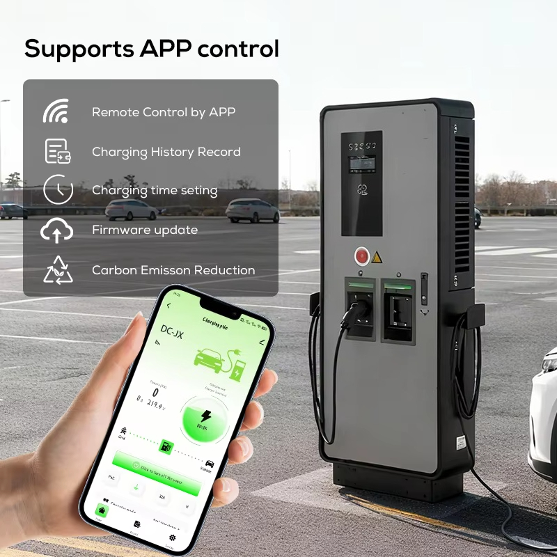 Dual  Dc Ev Charger 40kw 80kw  - Ev Charging Pile review and price